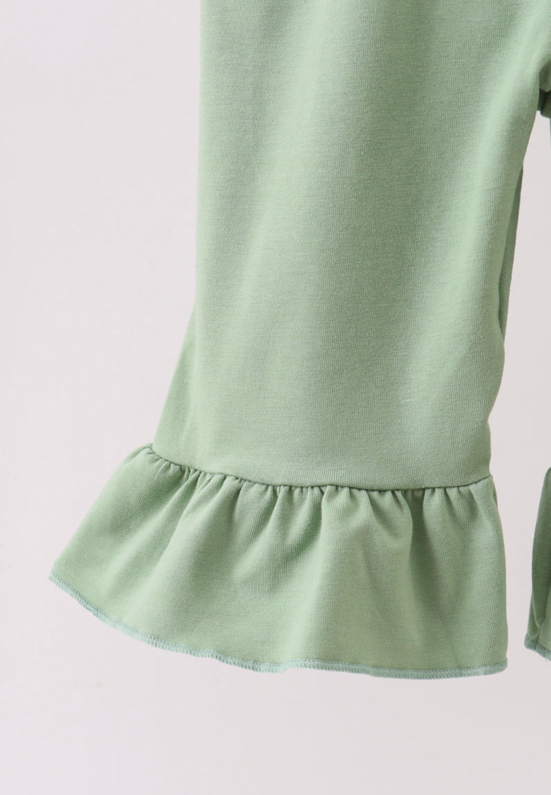 Reindeer Applique Ruffle Jumpsuit