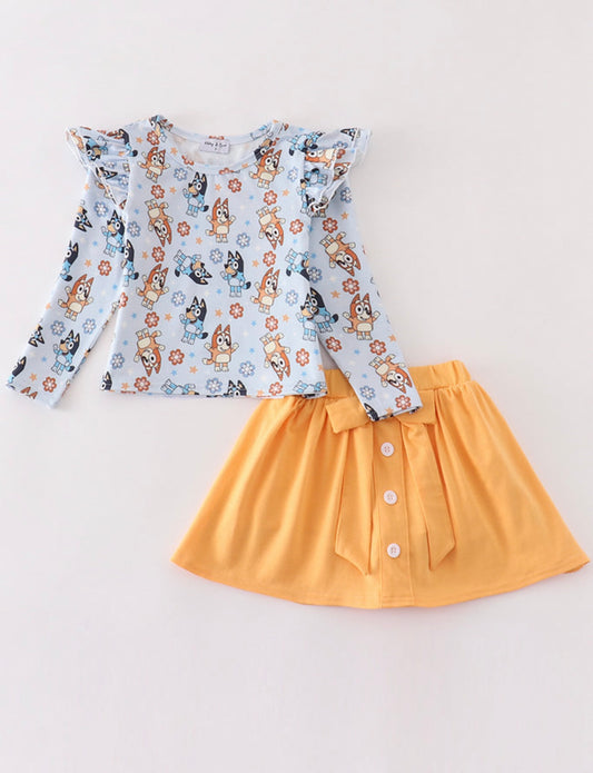 Bluey Skirt Set