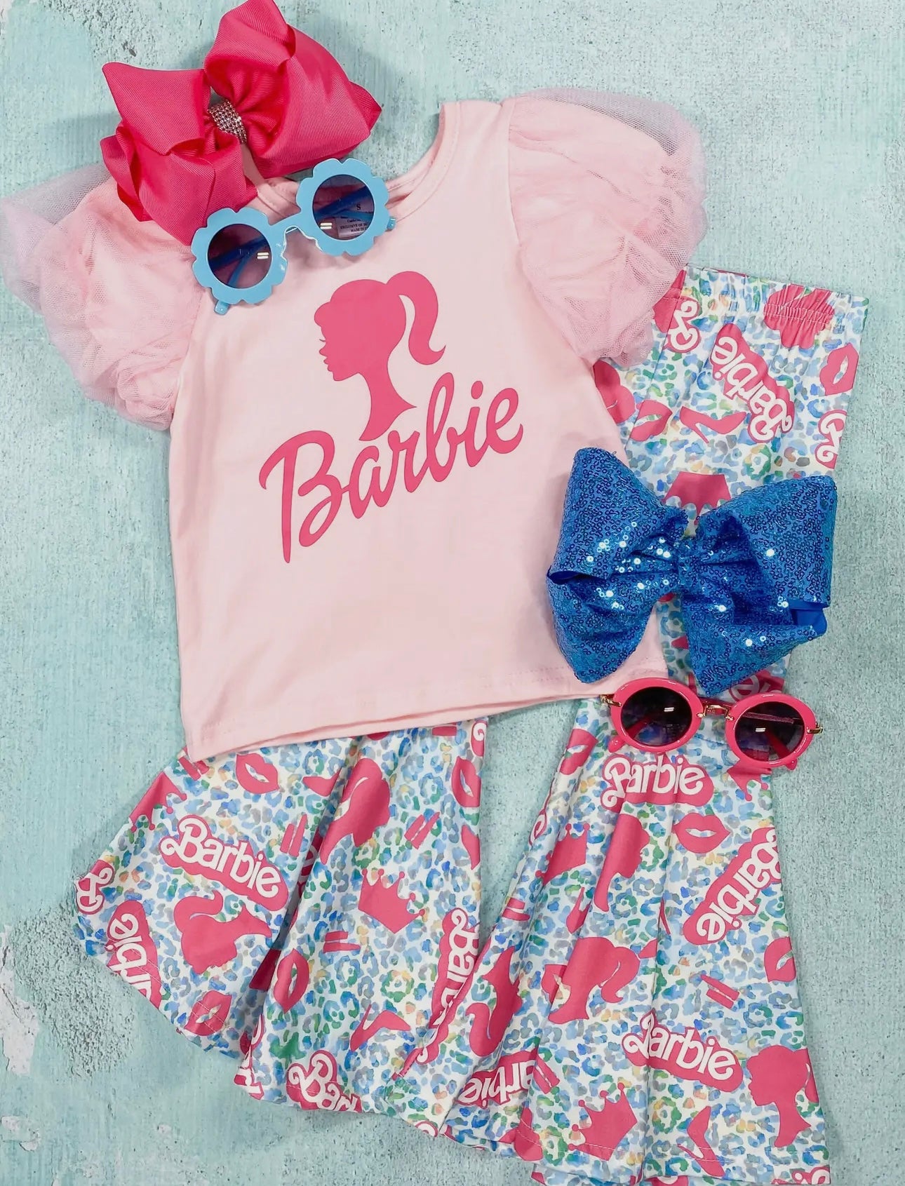 Barbie Bellbottoms Pants Set