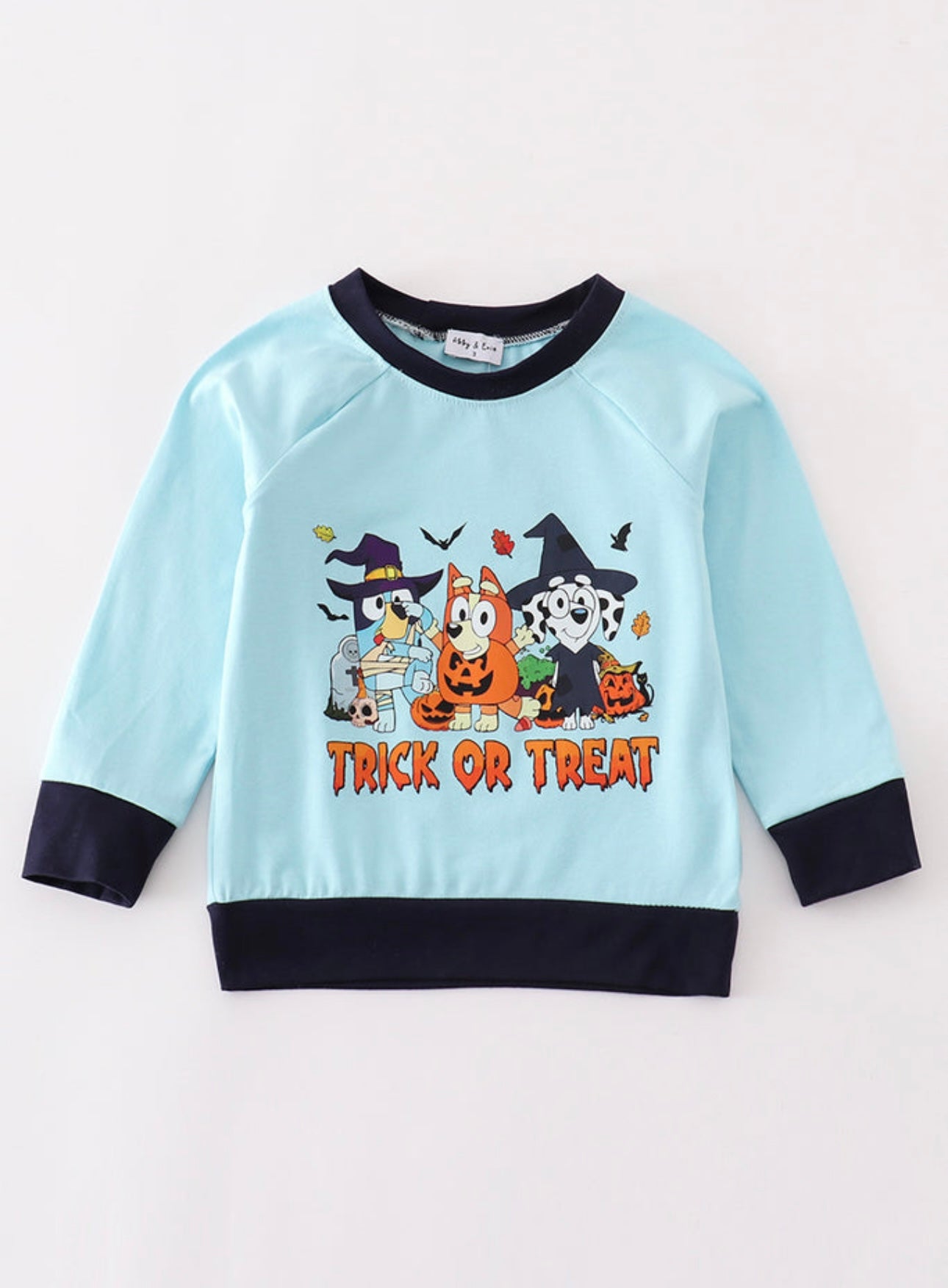 Blue Bluey Halloween Top