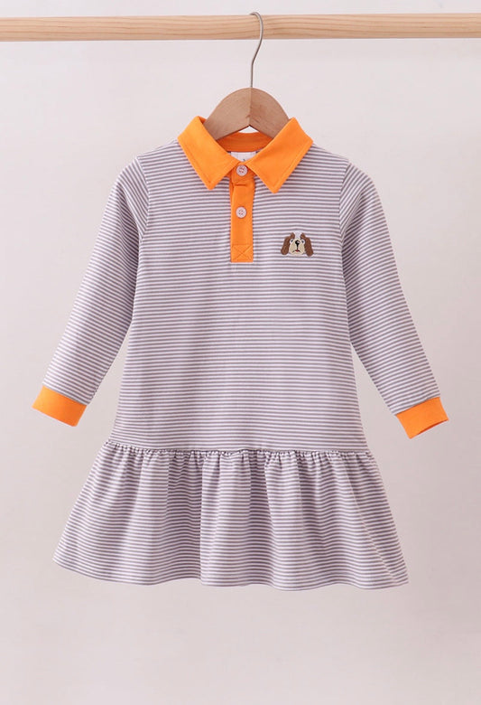Orange Tennessee Striped Dress