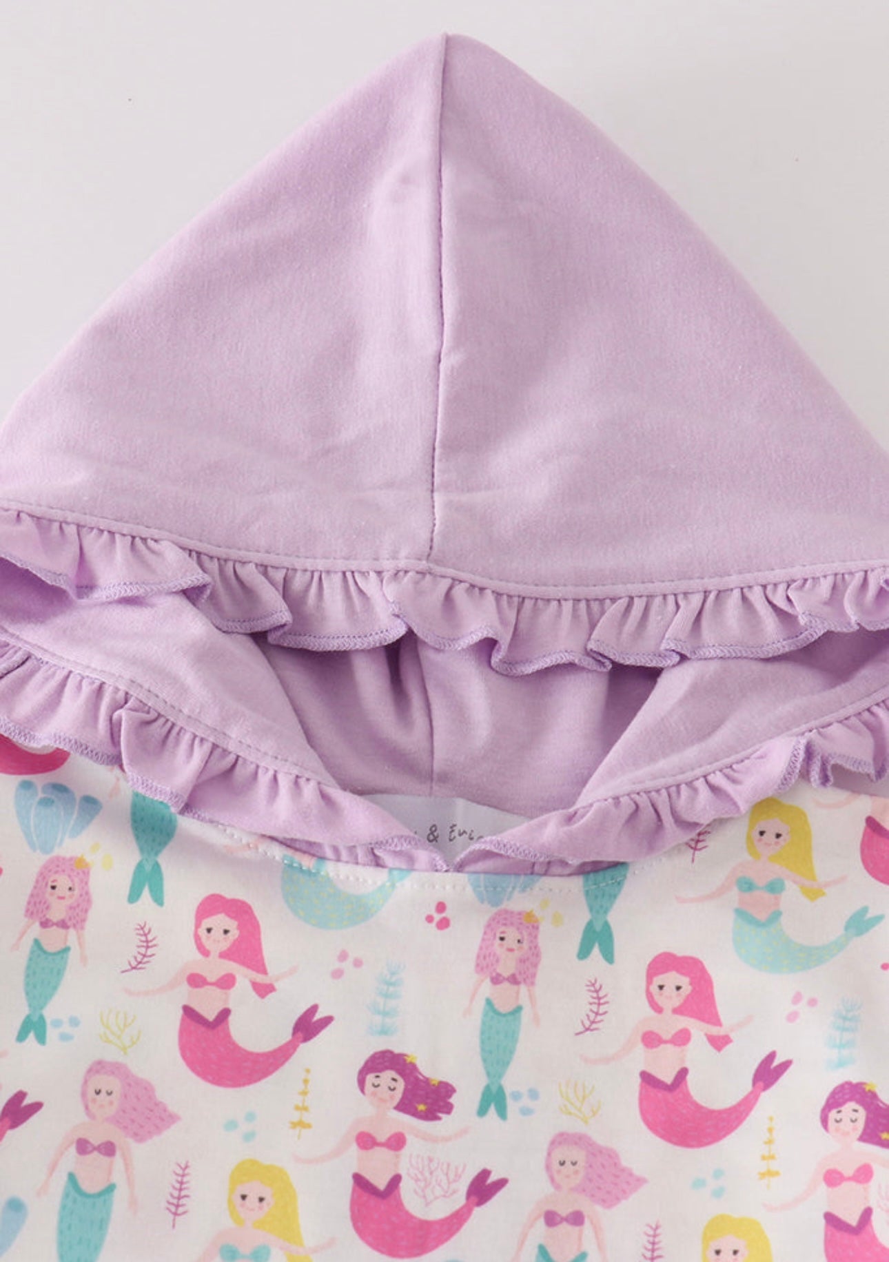 Purple Mermaid Hoodie Set