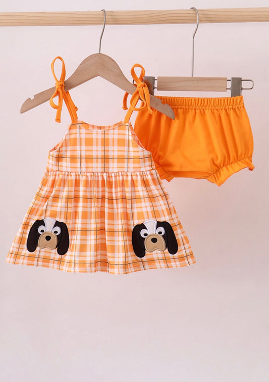 Plaid Smokey Bloomer Set