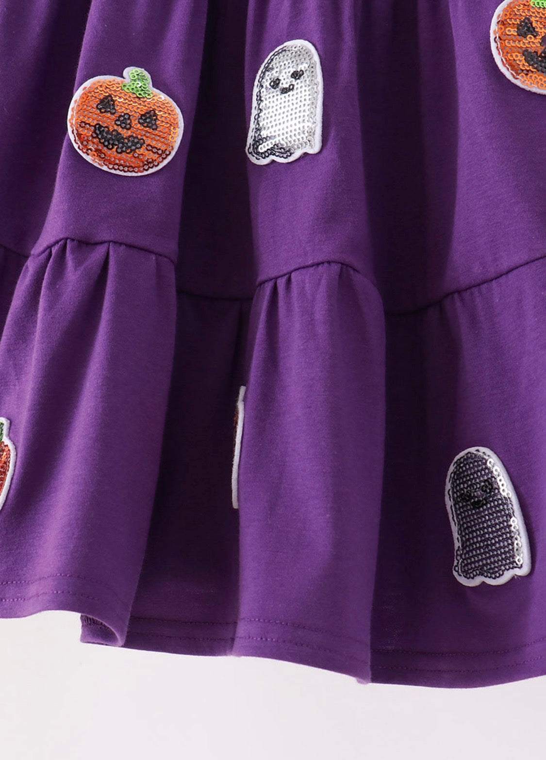 Purple Halloween Sequin Dress