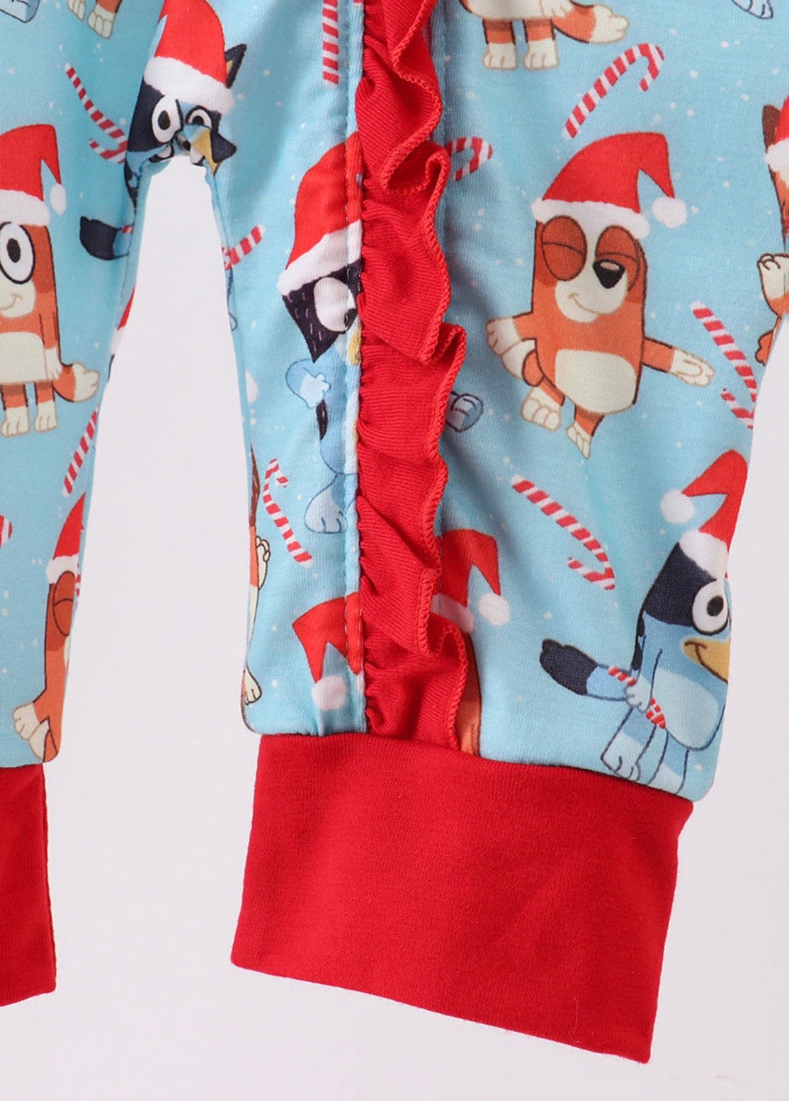 Blue Christmas Bluey Romper