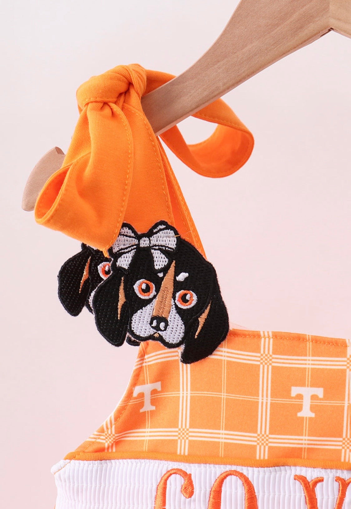 GO VOLS Gingham Dress