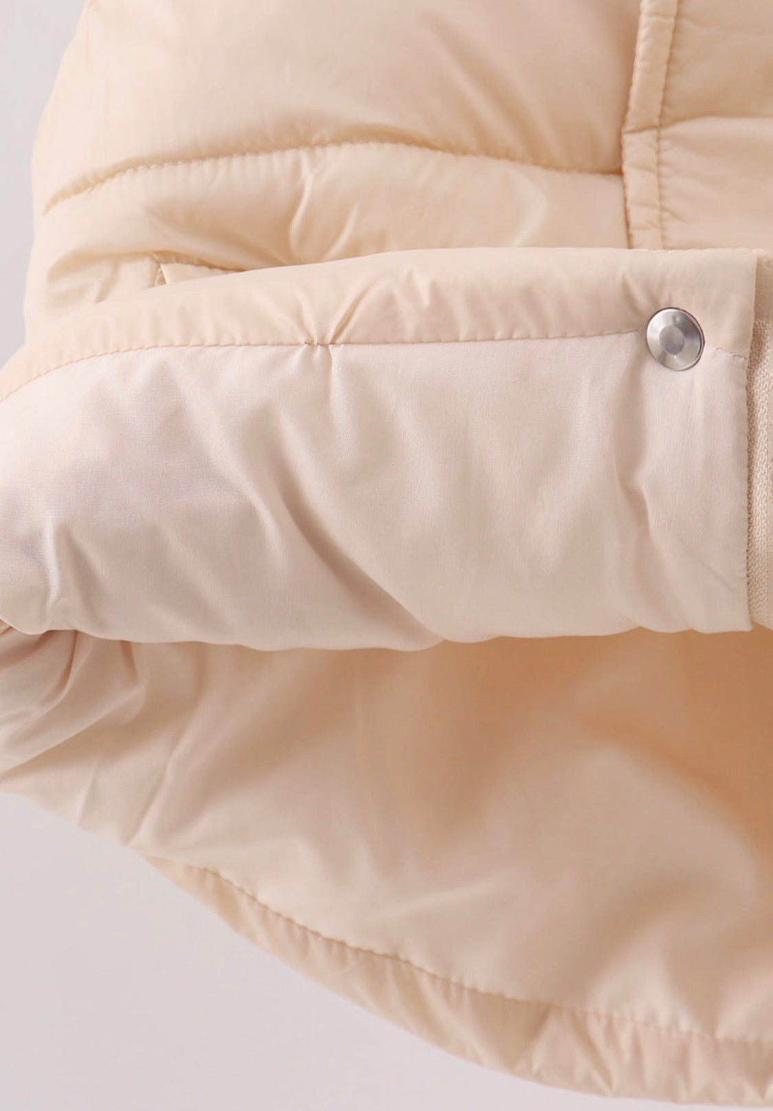 Cream Mommy & Me Puffer Vest