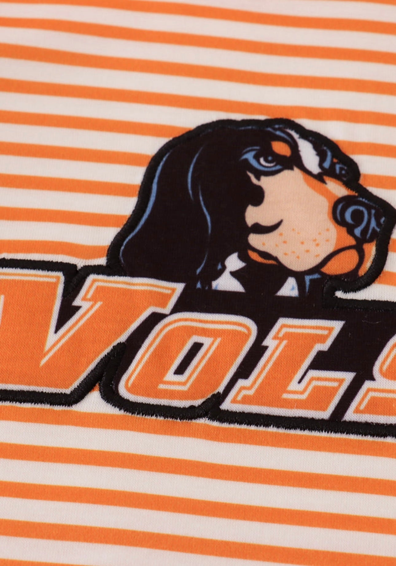 Tennessee Striped Applique Romper