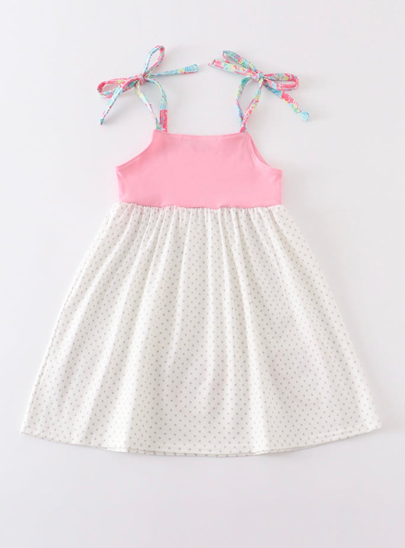 Pink Minnie Applique Strap Dress