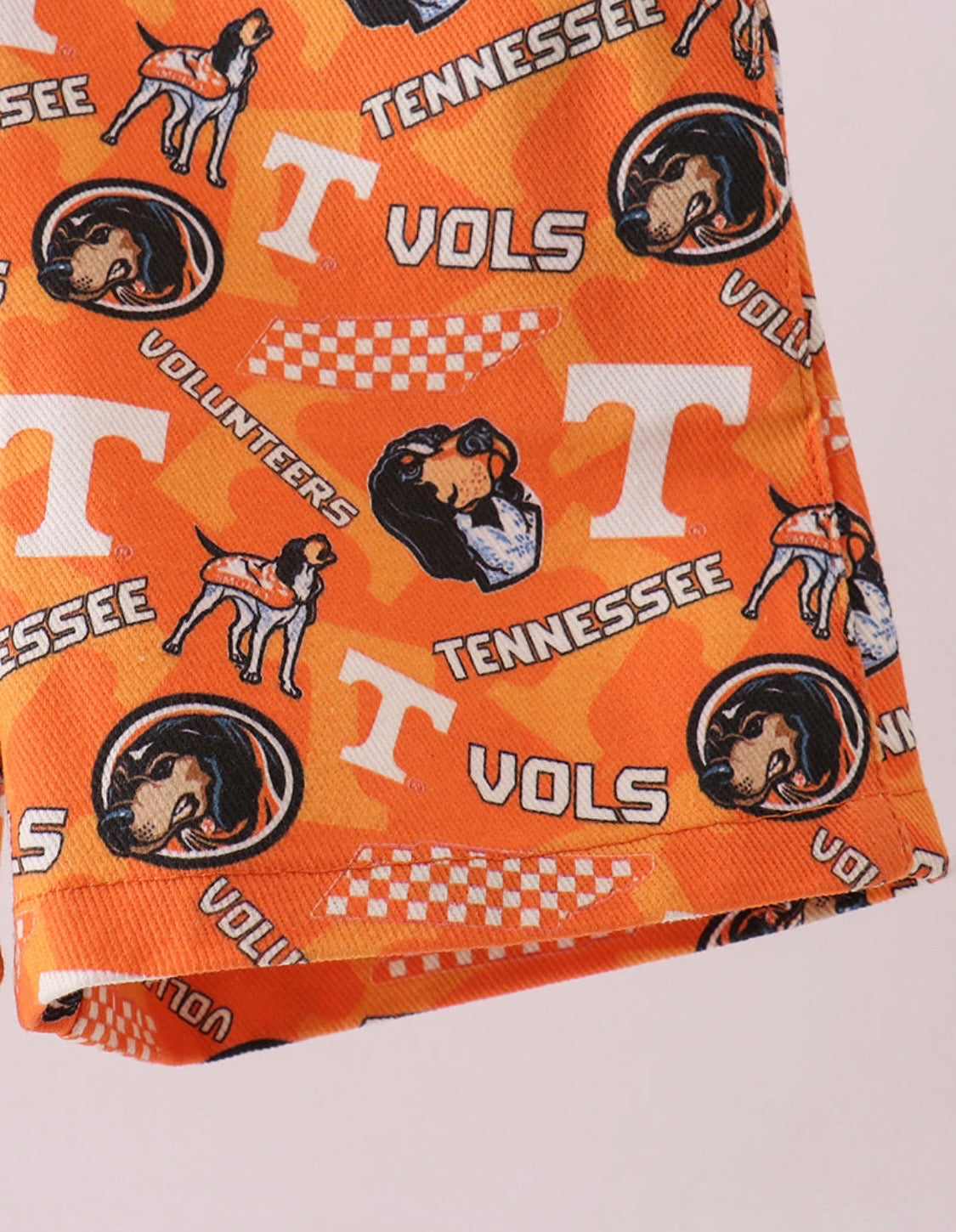 Orange Smokey Denim Overalls