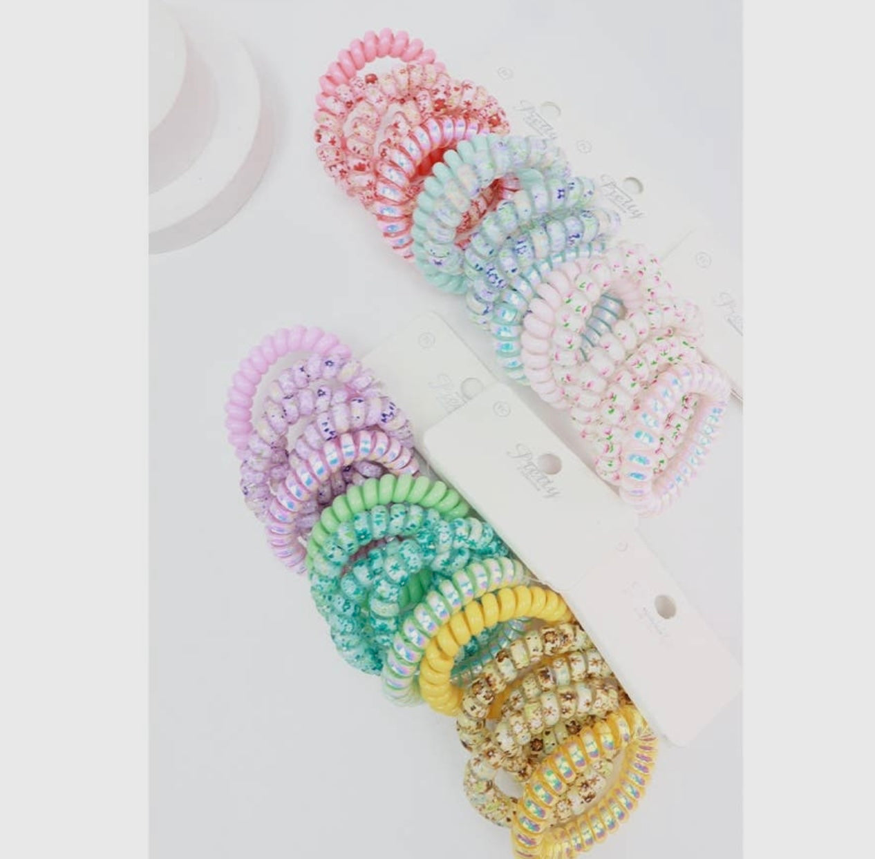 Phone Cord Elastic Hair Ties