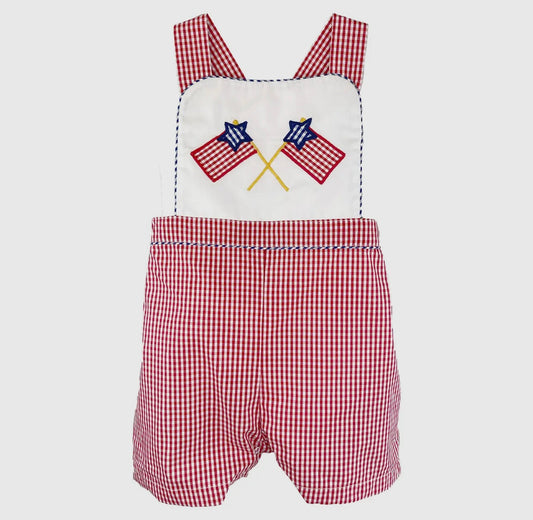 Sunsuit with Flag Applique