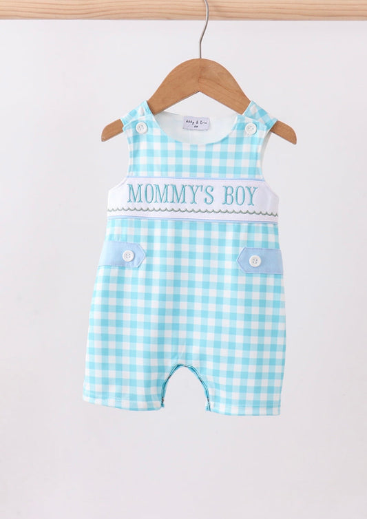 Mommy's Boy Gingham Jonjon