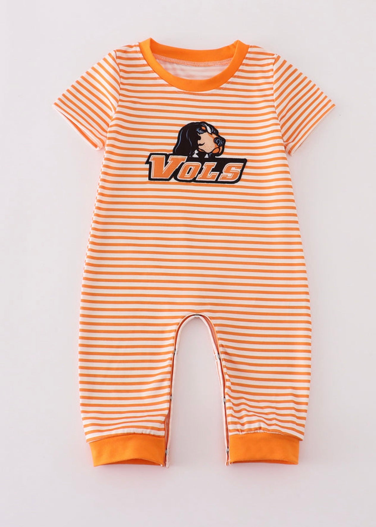 Tennessee Striped Applique Romper