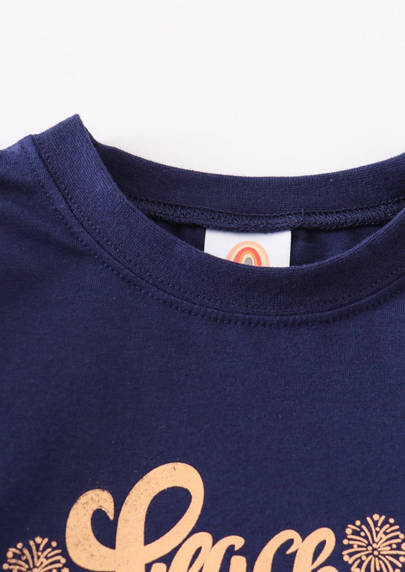 Navy Peace Joy and Love Sweatshirt