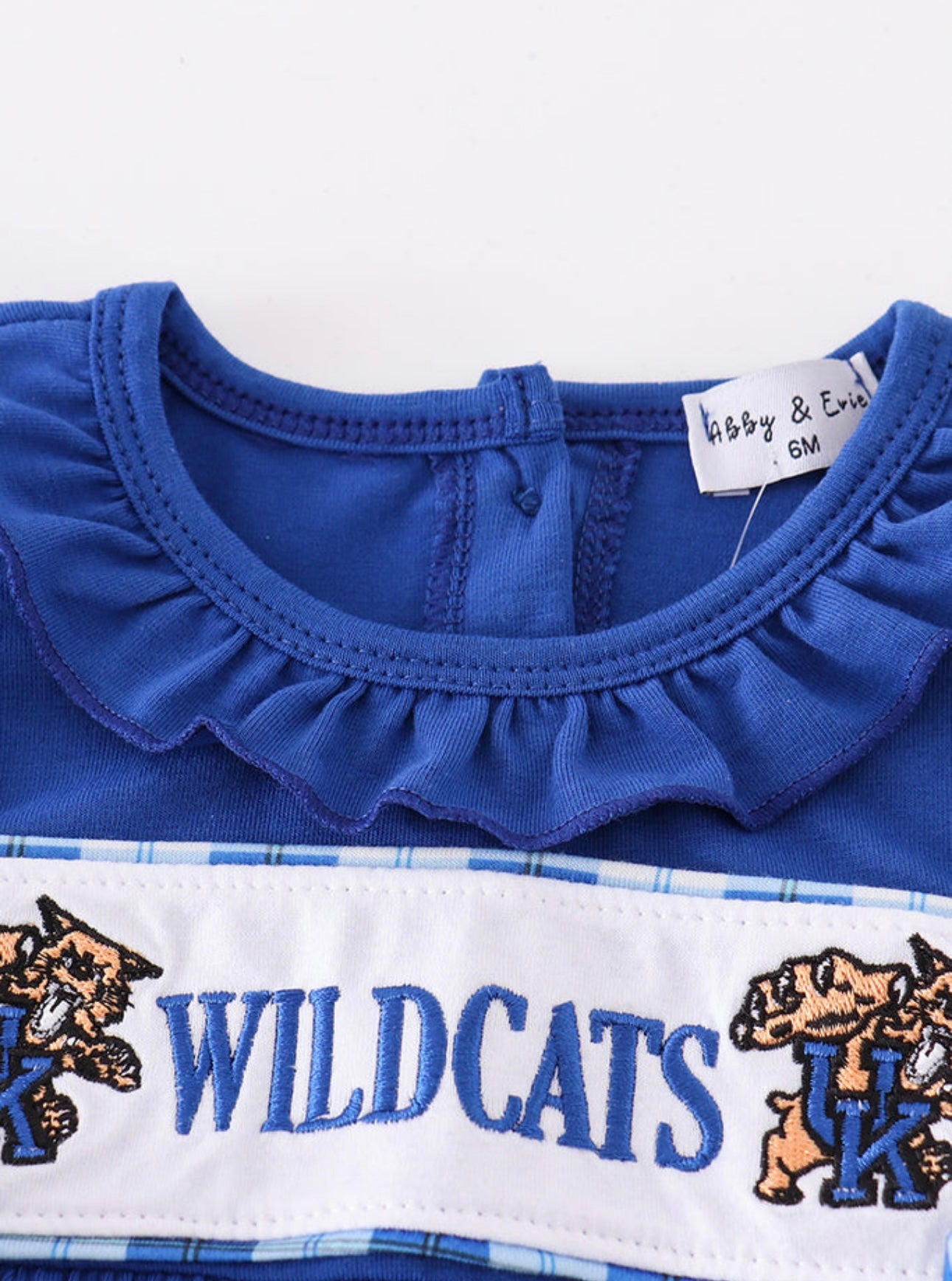 UK Wildcats Embroidery Ruffle Bubble