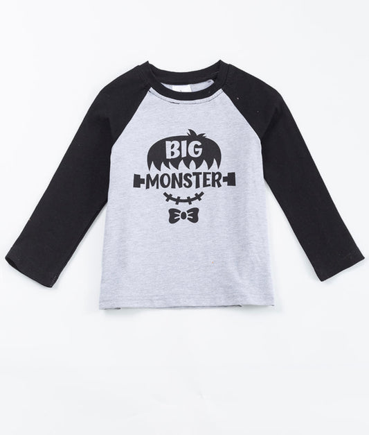 Gray Big Monster Top