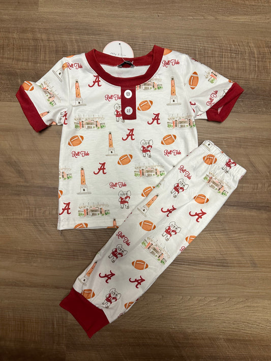 Alabama Print Boy Pajamas