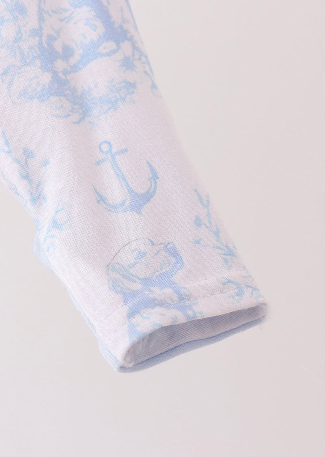 Blue Dog Bamboo Romper
