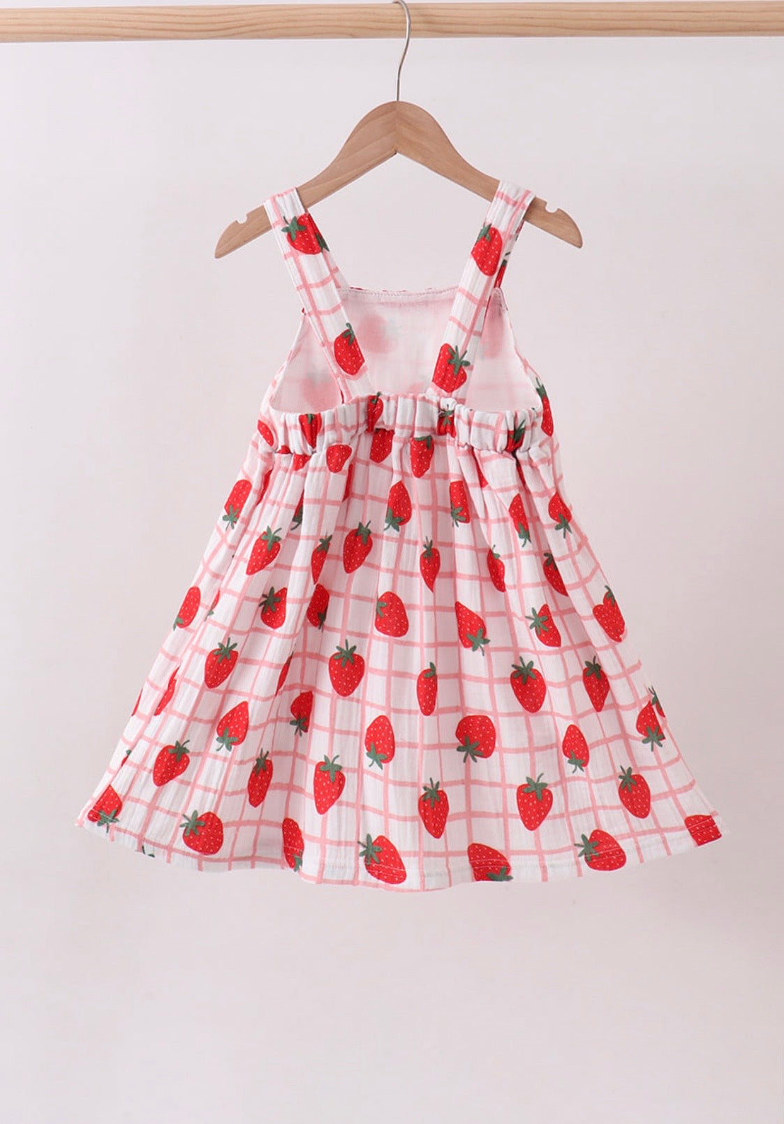 Muslin Strawberry Dress