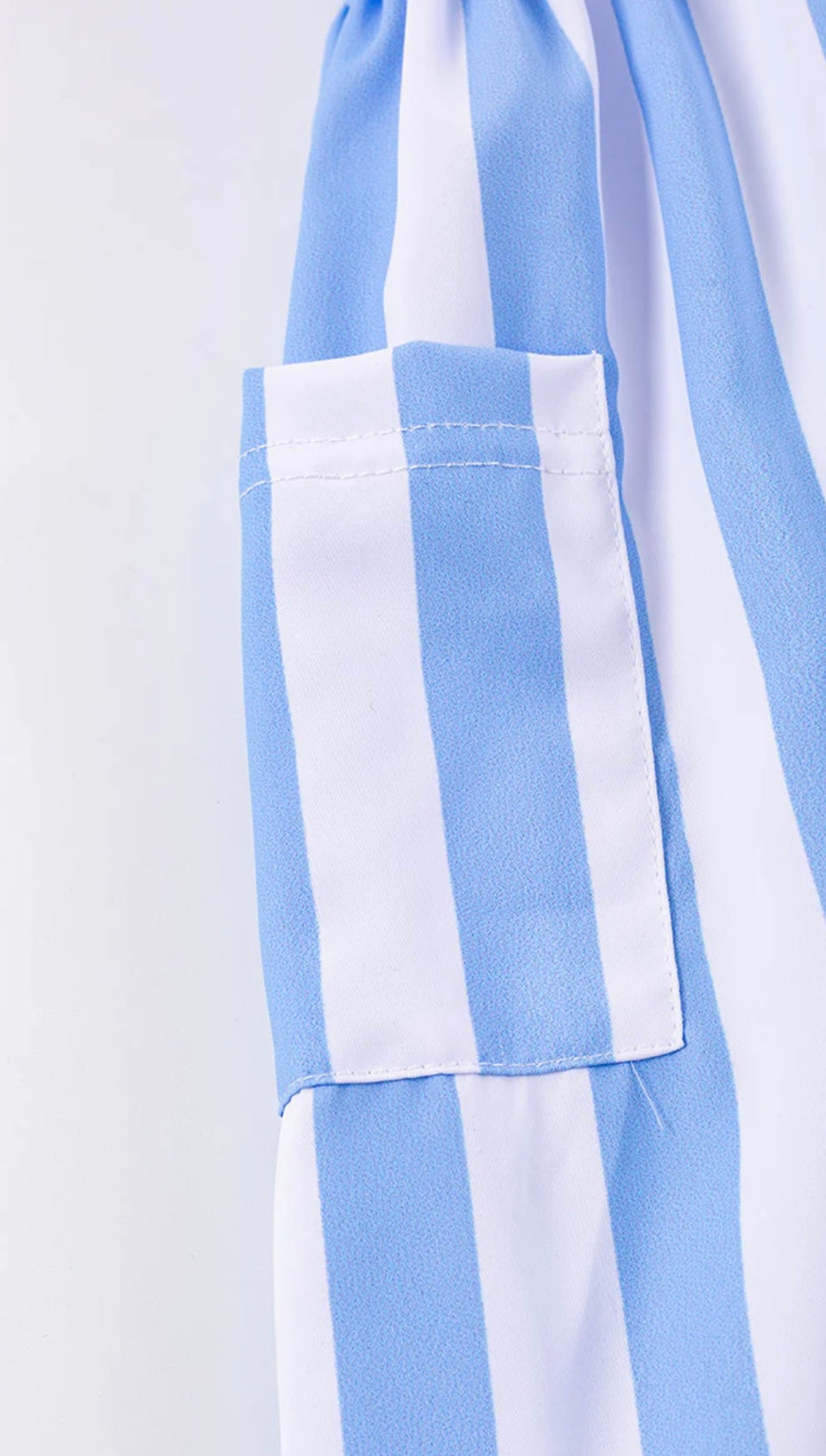 Blue Stripe Mommy & Me Dress