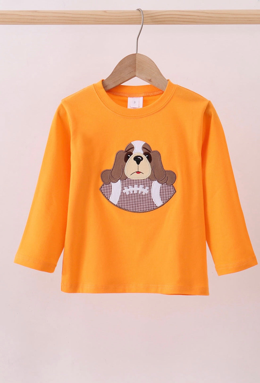 Orange Tennessee Applique Top