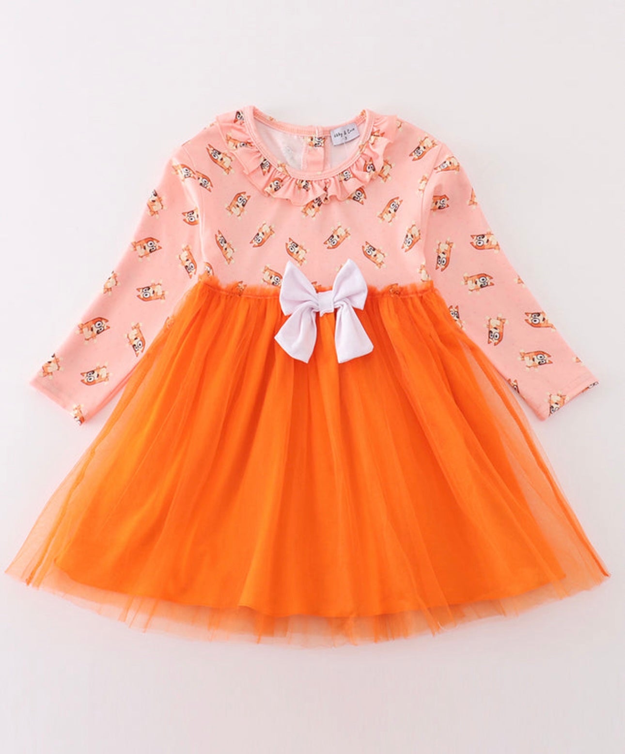 Orange Bingo Tutu Dress