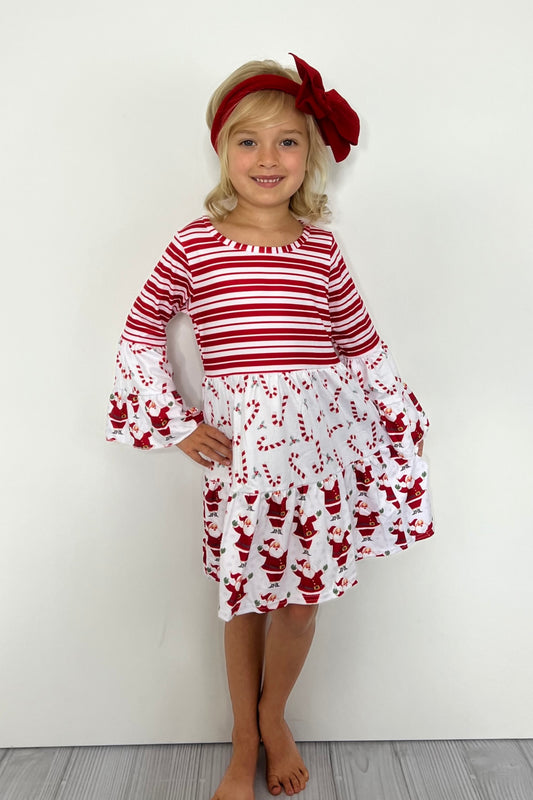 Candy Cane Santa Dress