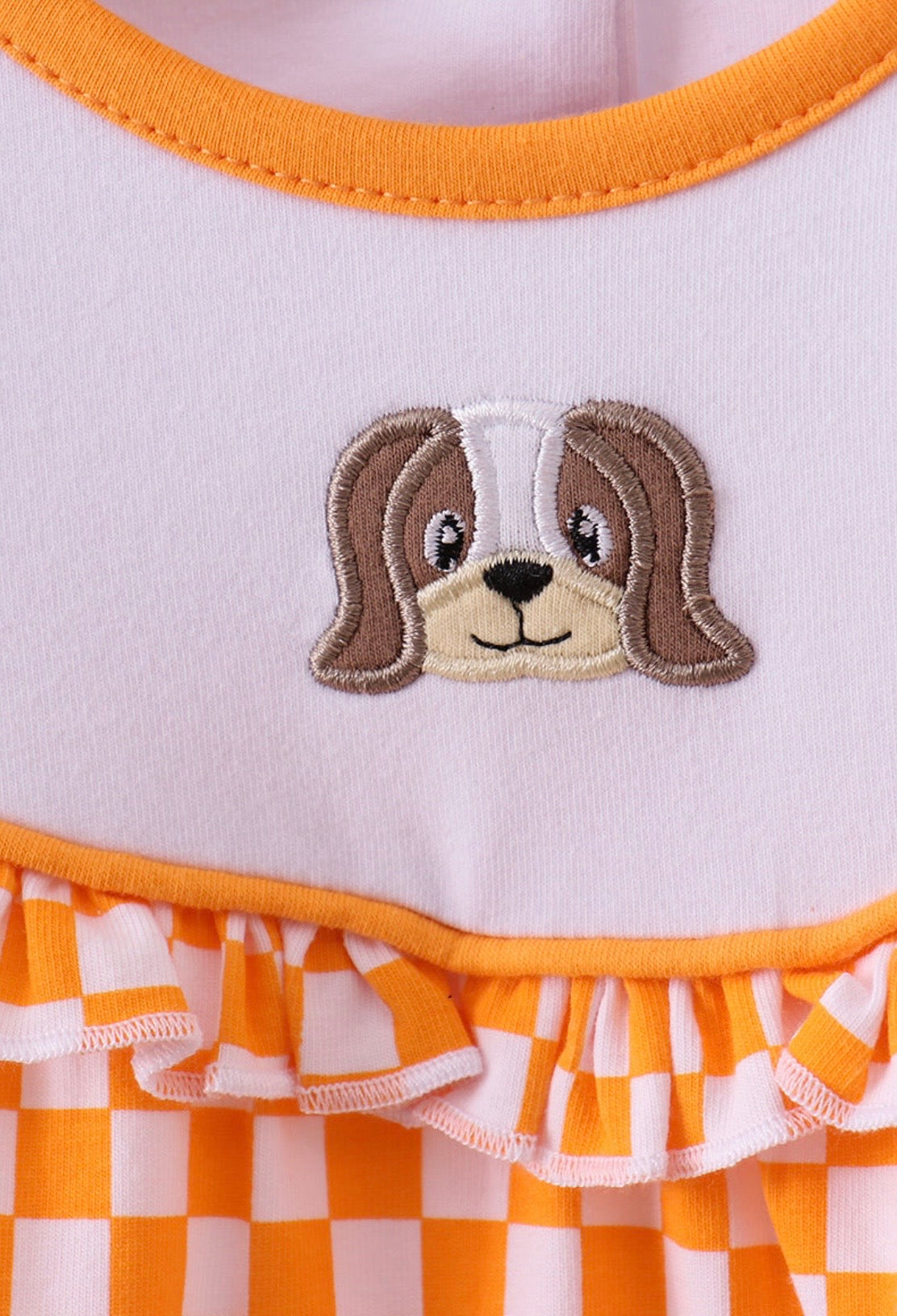 Checkered Bow Tennessee Ruffle Set