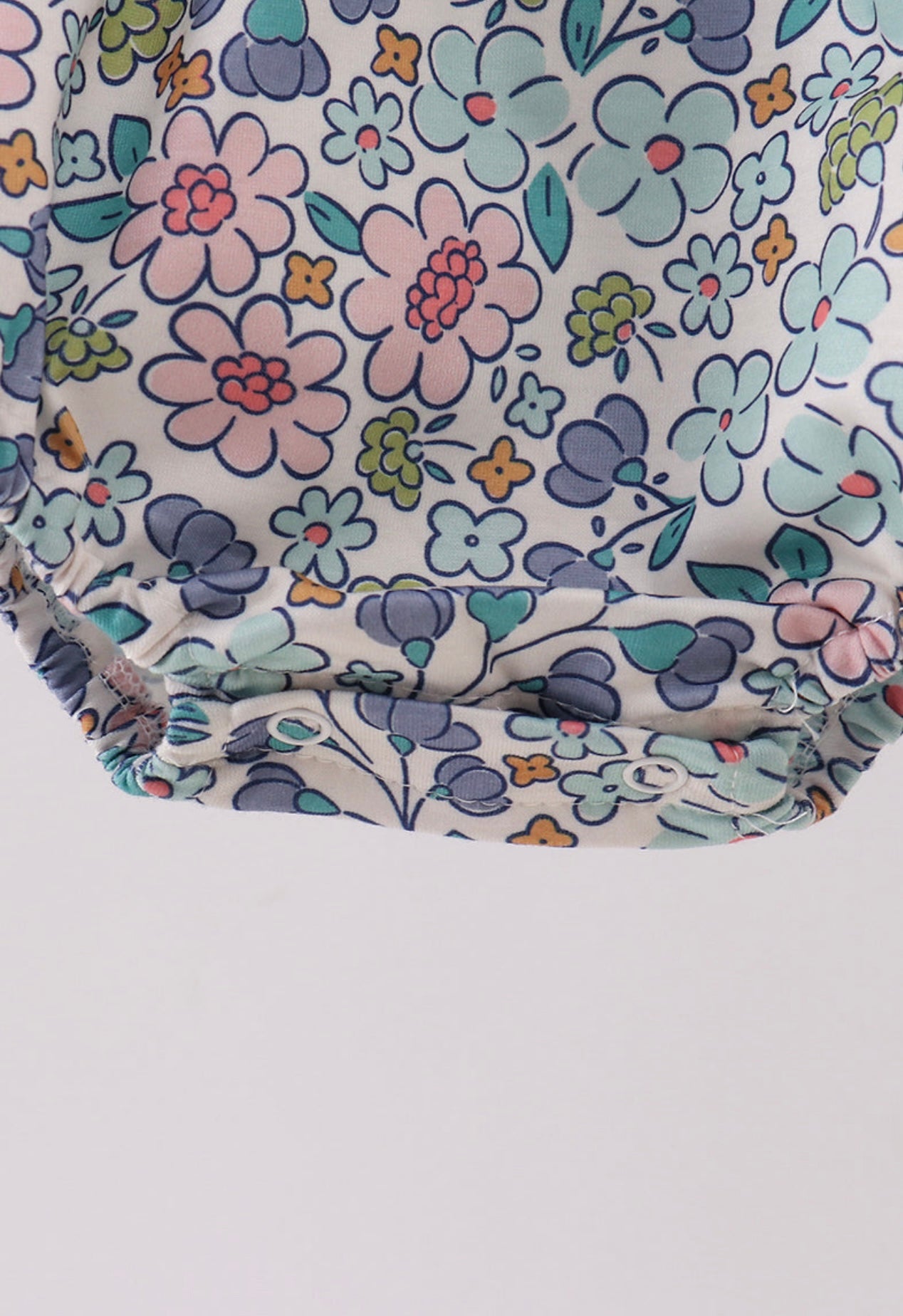 Blessed Embroidered Floral Bubble