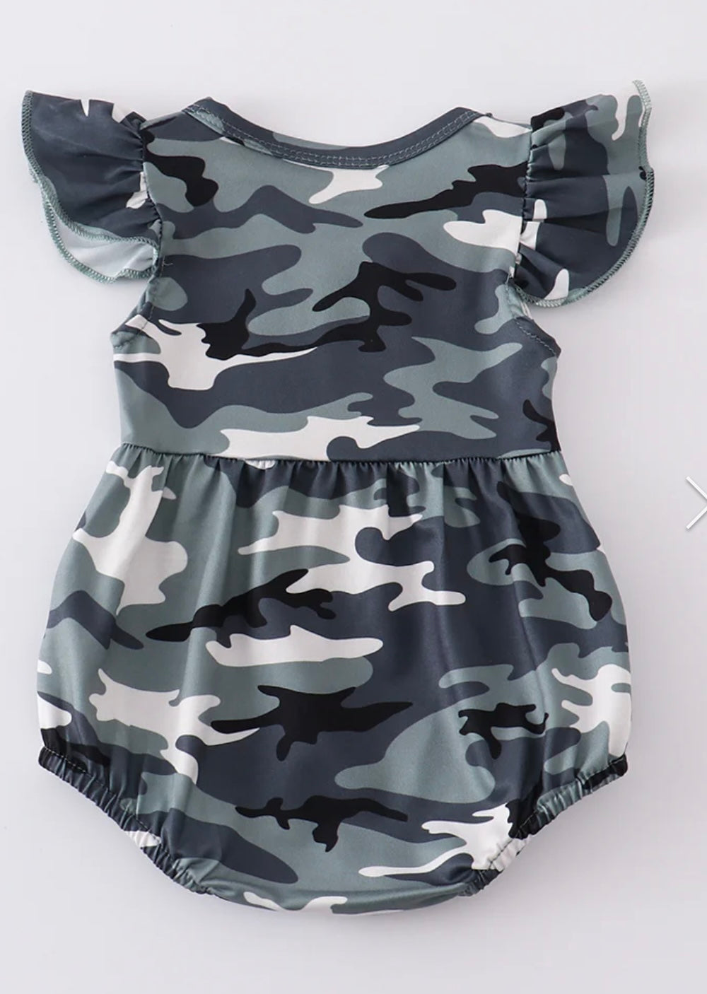 Camo Flag Ruffle Bubble