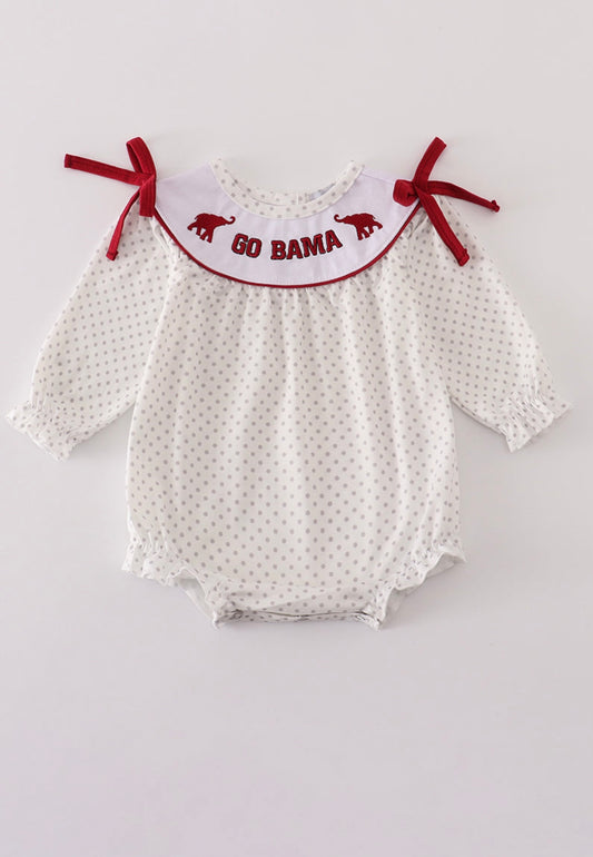 Maroon Dot Go Bama Bubble