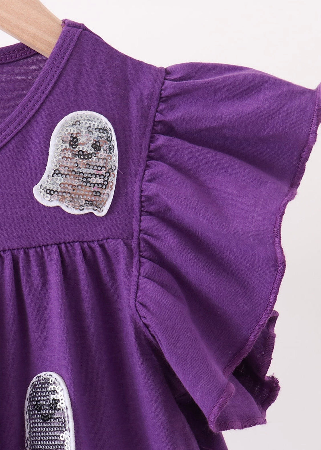 Purple Halloween Sequin Dress