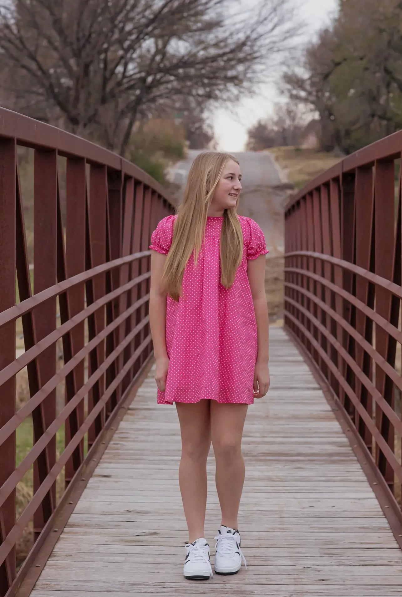 Pink Polka Dot Gwen Dress