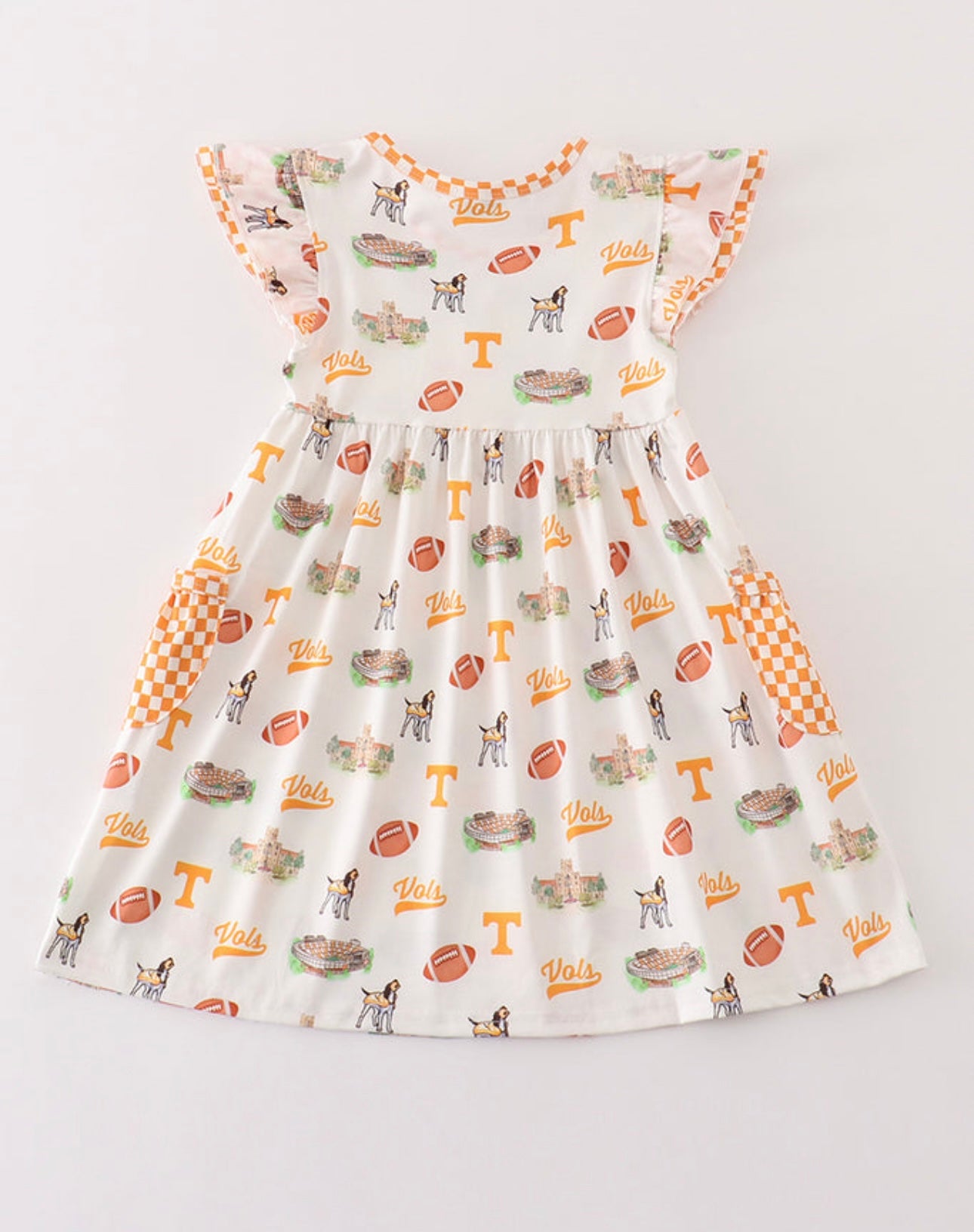 Tennessee Football Print Dress