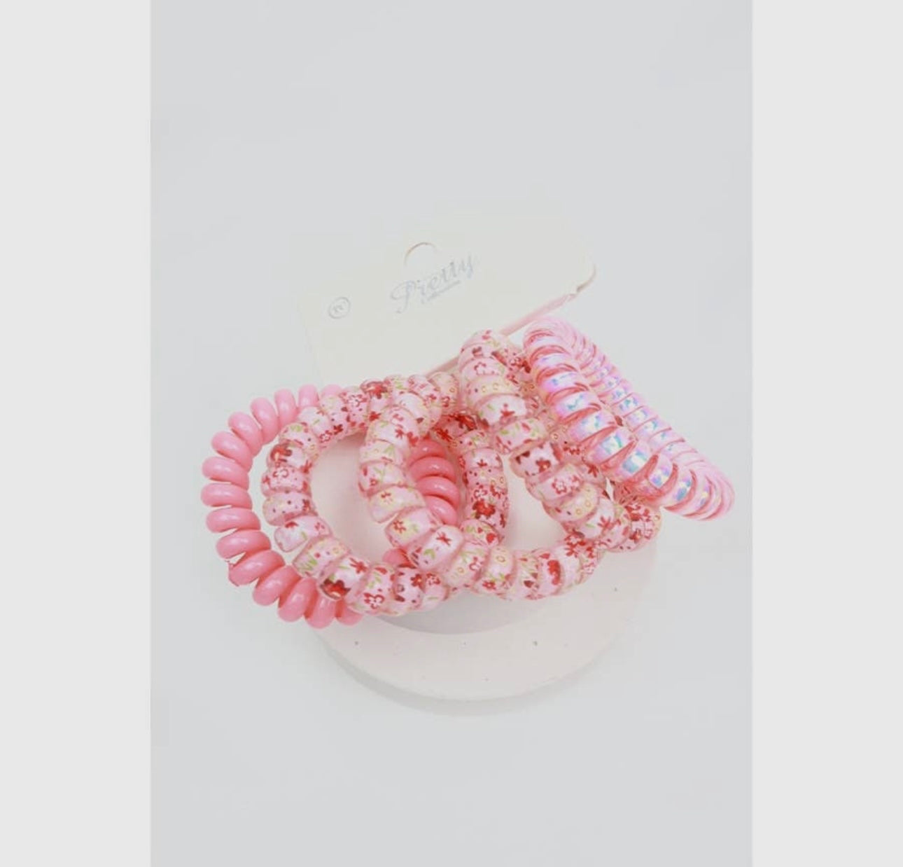 Phone Cord Elastic Hair Ties