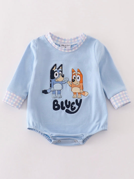 Bluey Embroidery Boy Bubble