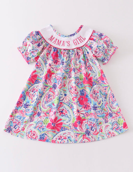 Pink Floral Mama's Girl Dress