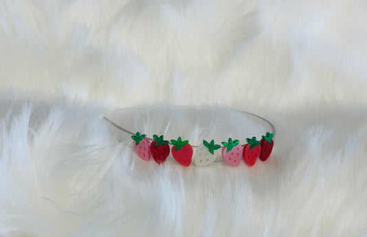 Strawberry Pearlized Headband