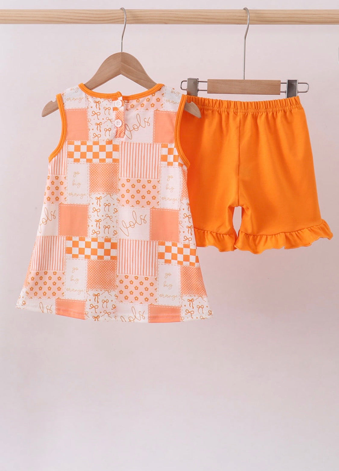 Tennessee Patchwork Shorts Set