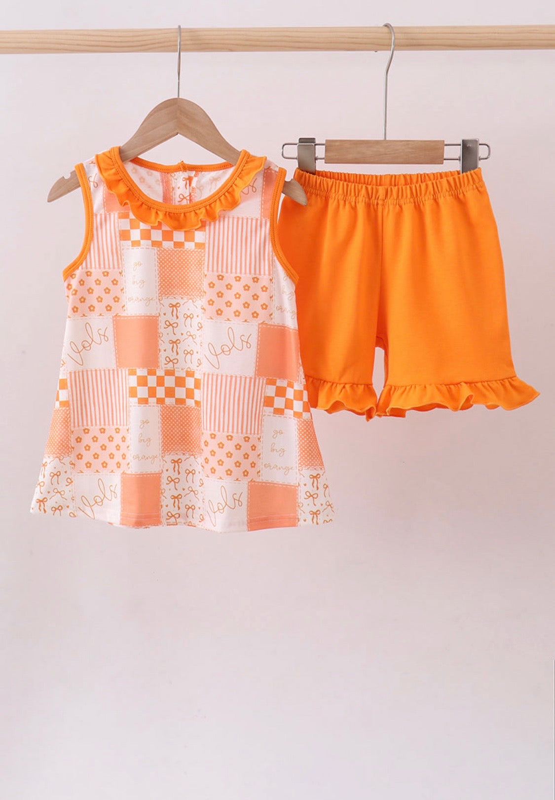 Tennessee Patchwork Shorts Set