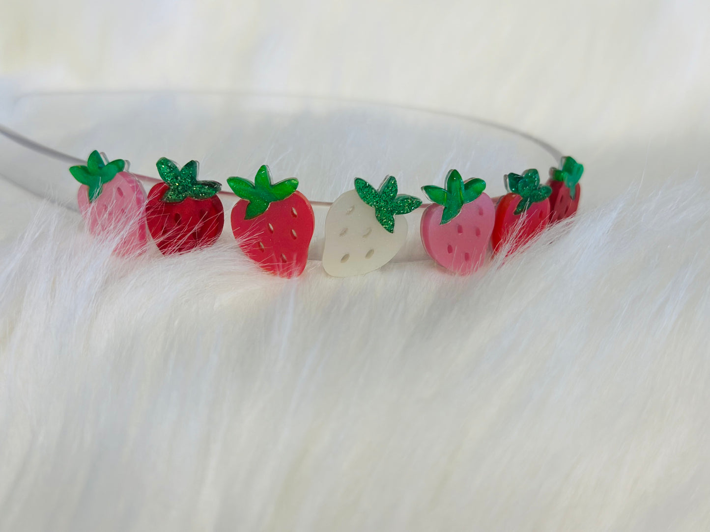 Strawberry Pearlized Headband