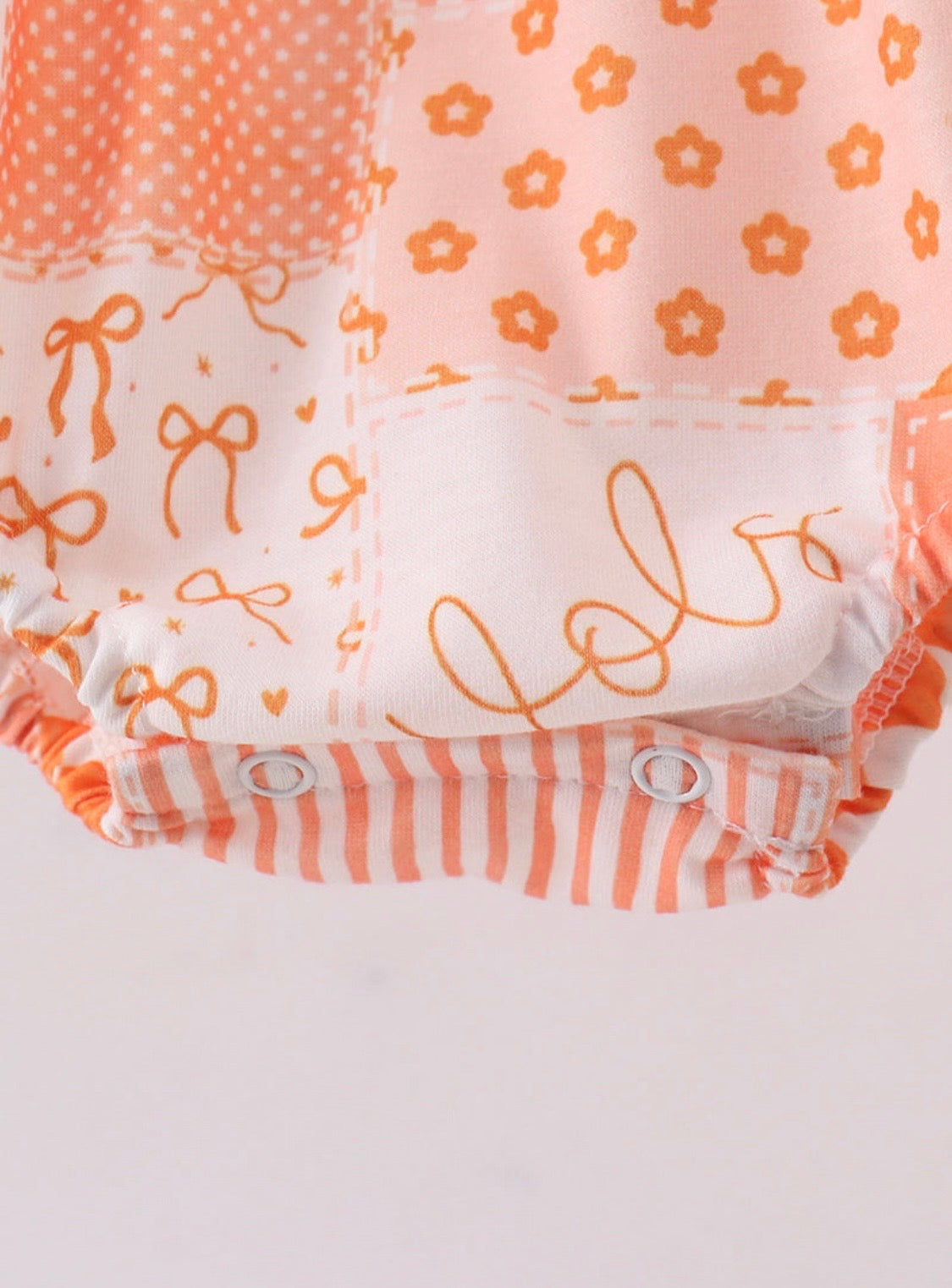Orange Tennessee Applique Patchwork Bubble