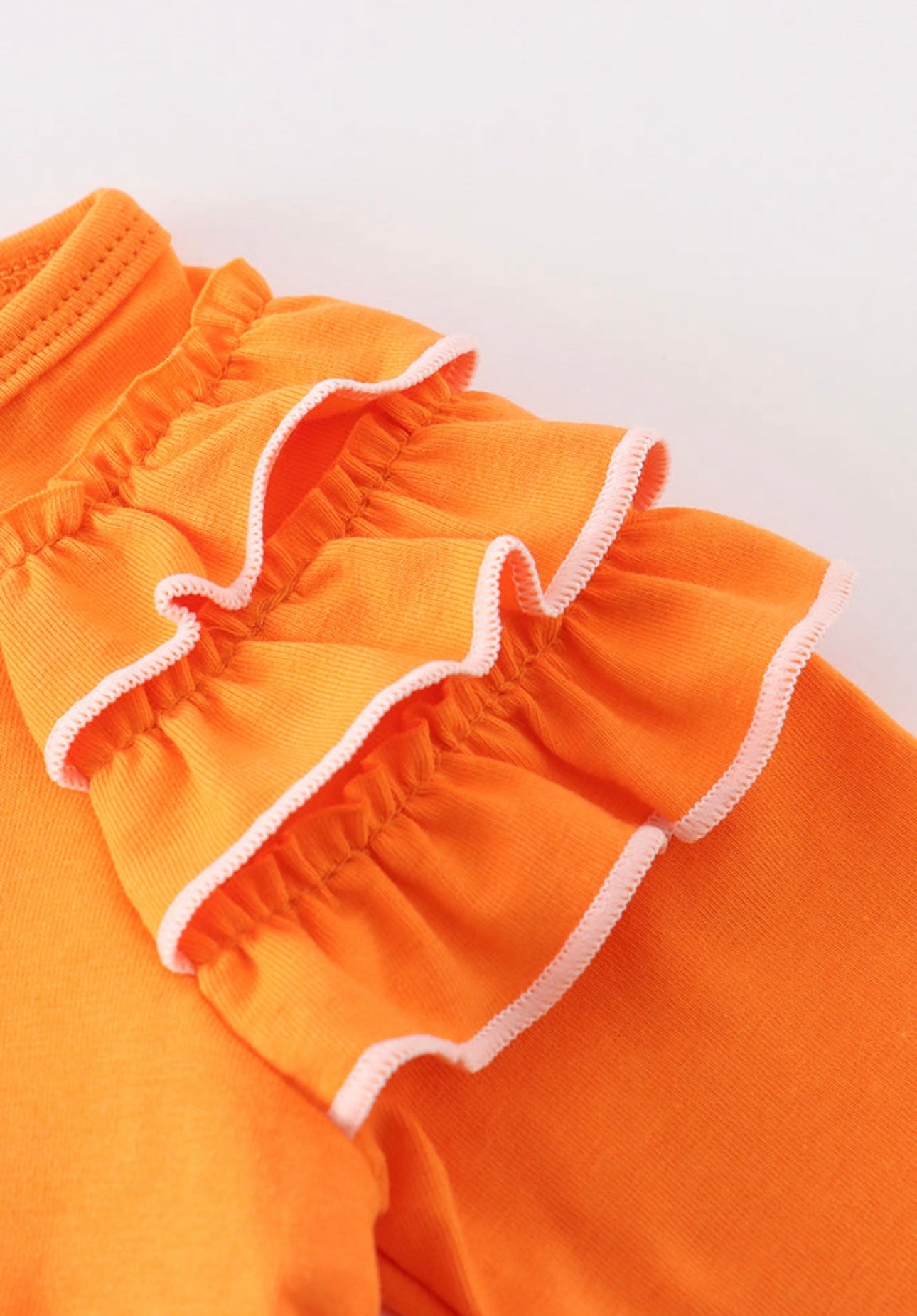 GO VOLS Embroidery Ruffle Romper