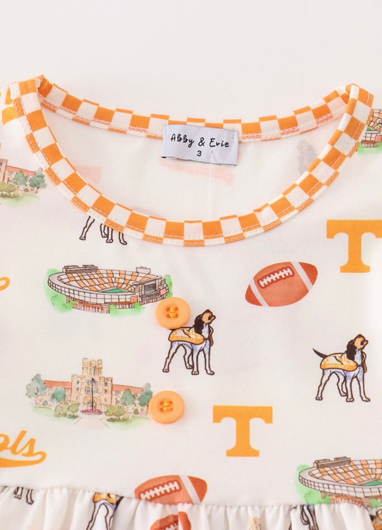 Tennessee Football Print Dress