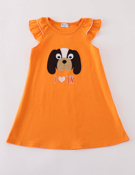Orange I love TN Dress