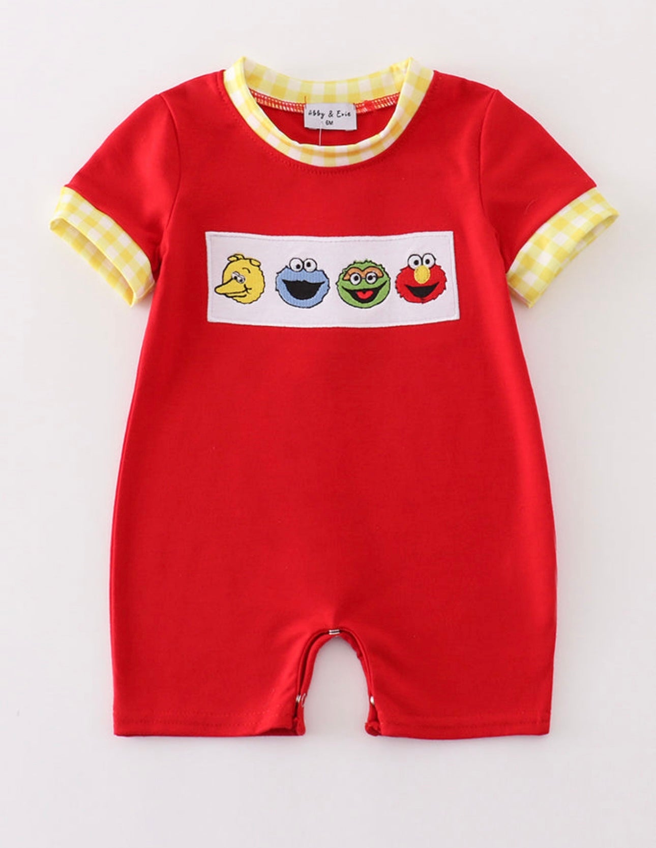 Red Sesame Street Romper