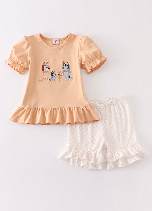 Coral Bluey Embroidery Set