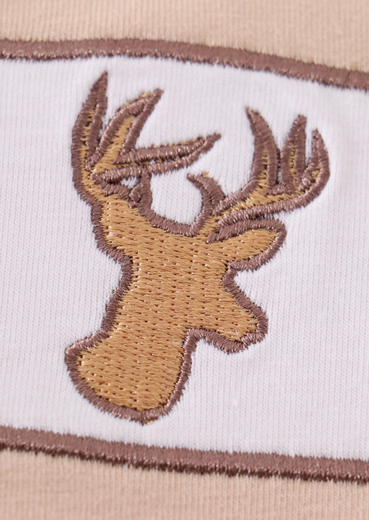 Deer Embroidery Top