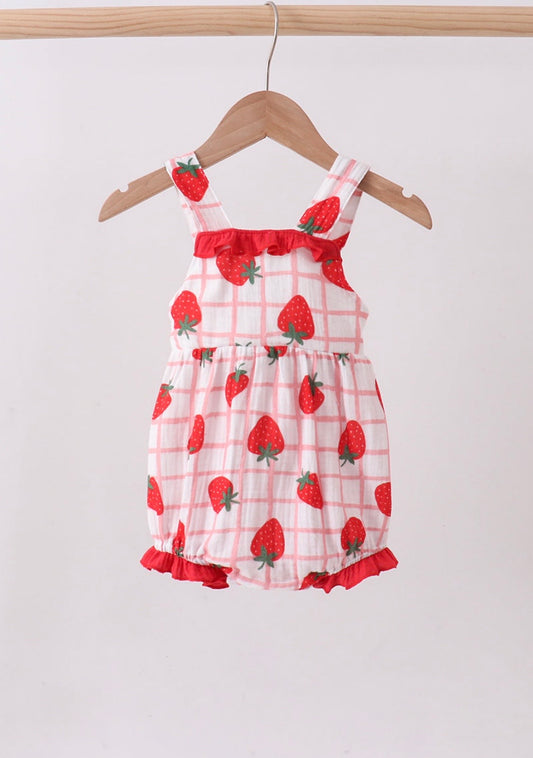 Muslin Strawberry Bubble